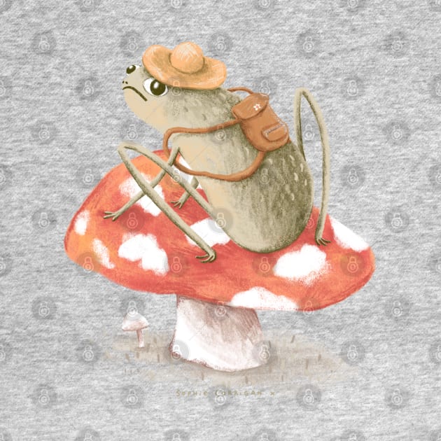 Awkward Toad Ready for Adventure by Sophie Corrigan